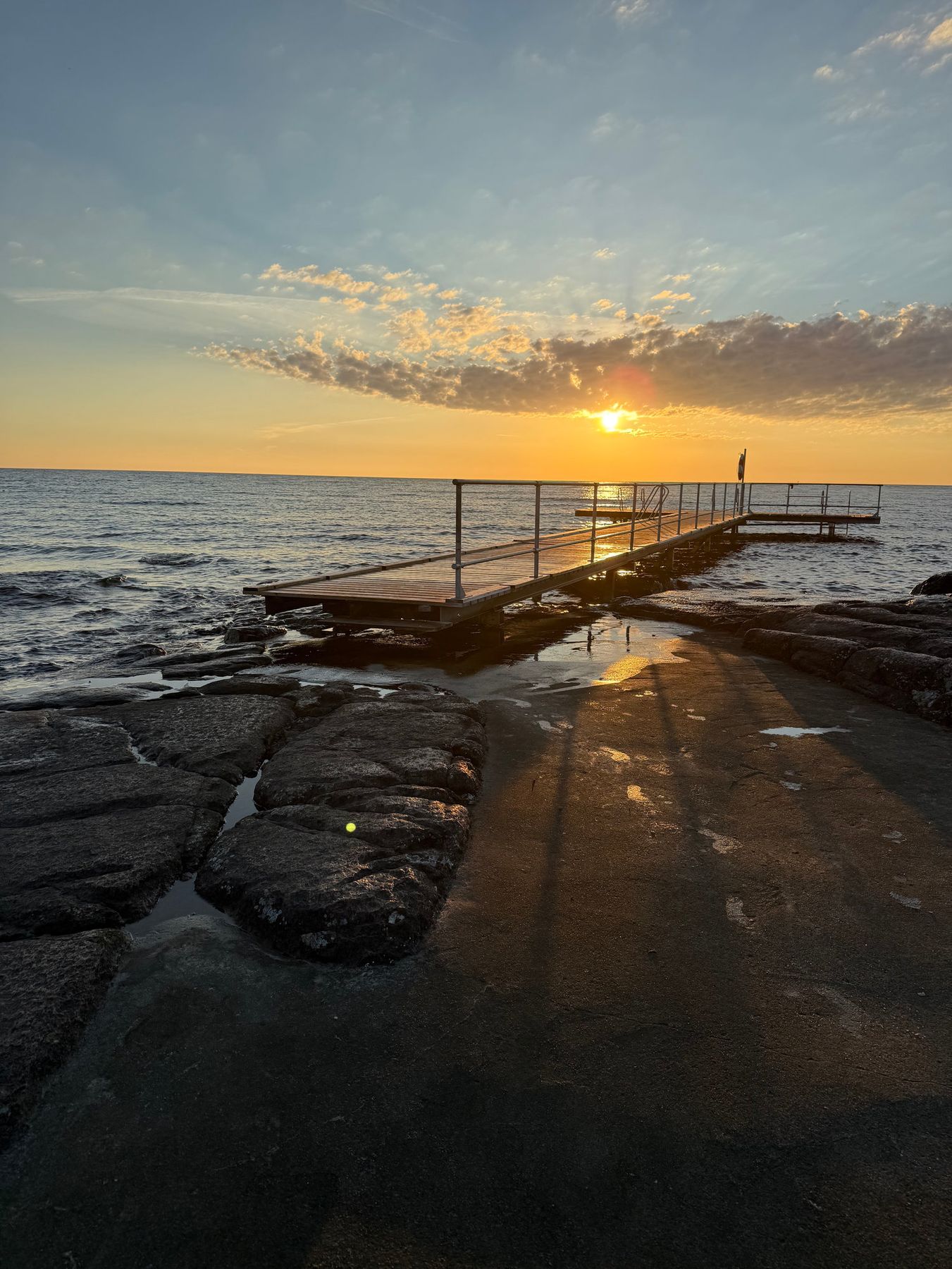 Solnedgang på Bornholm