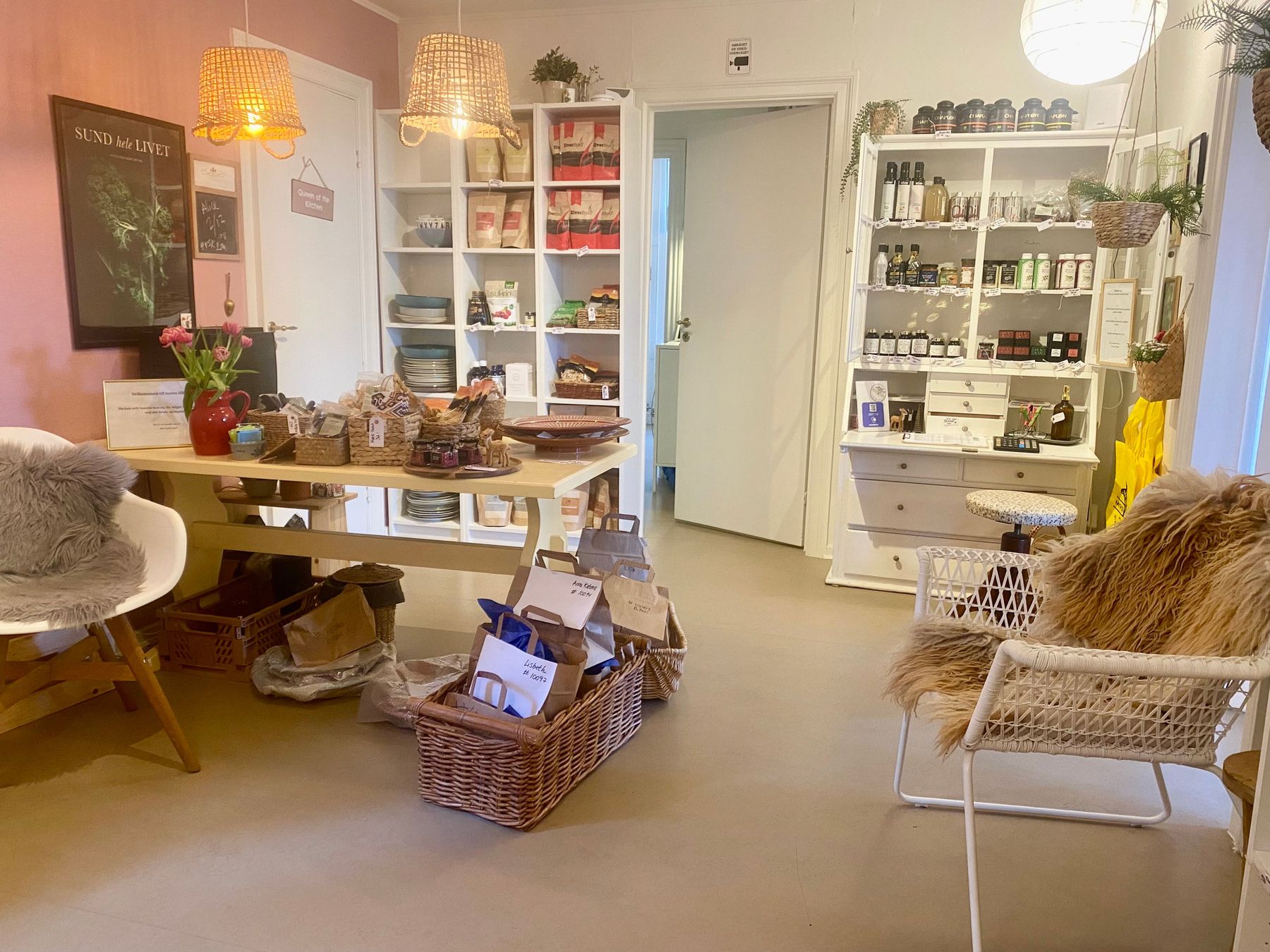 Butikken og klinikken på Kultorvet