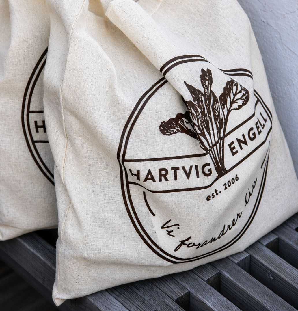 Goodiebag med Hartvig & Engell-logo